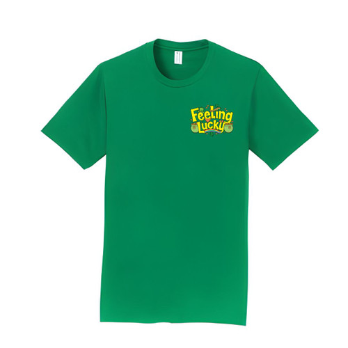 St Patrick's Day Feeling Lucky Design T Shirt