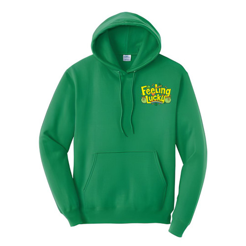 St Patrick's Day Feeling Lucky Design Hoodie