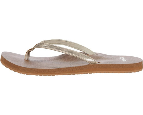 Sanuk Women's Yoga Joy Shimmer Metallic Sandals
