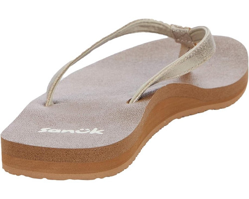 Sanuk Women's Yoga Joy Shimmer Metallic Sandals