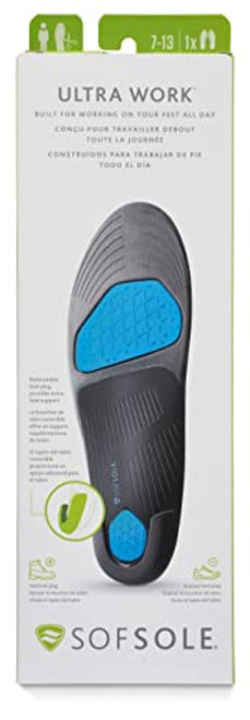 Sof Sole Ultra Work Insoles 8-13