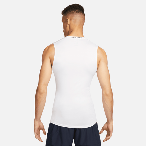 white nike sleeveless shirt