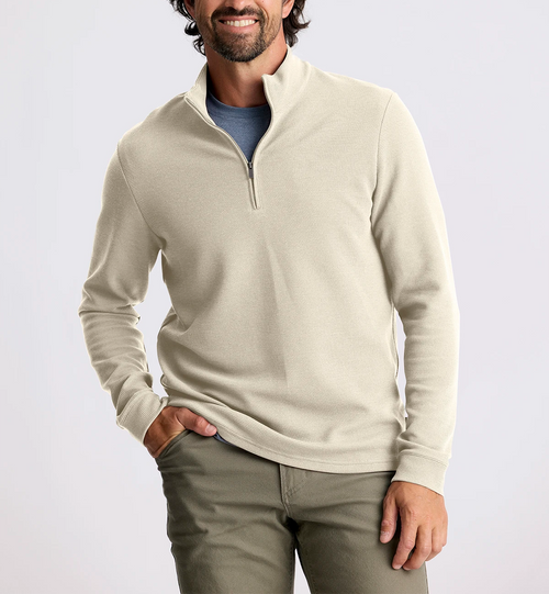 Men's Waffle Quarter Zip