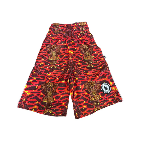 Flow Society Youth Lava Volcano Lax Flow Shorts