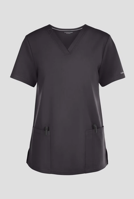 Cherokee Women's 2 Pocket V-Neck Scrub Top Cherokee Women's 2 Pocket V-Neck Scrub Top