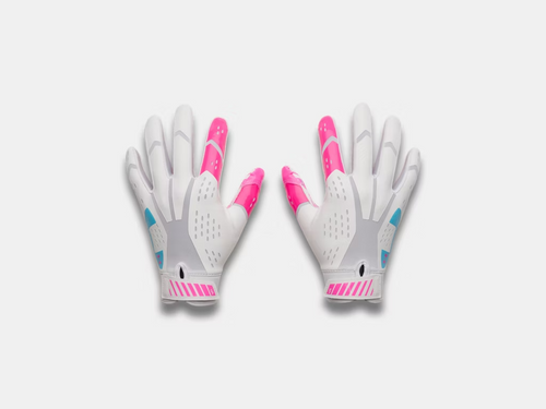 UA Kid's Blur LE Football Gloves