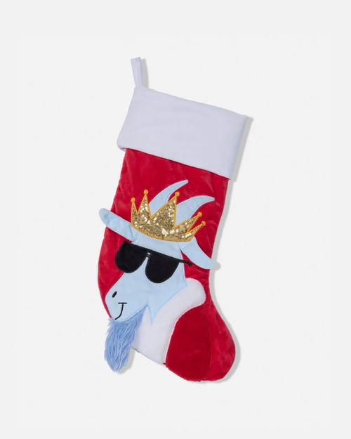 GOAT USA Santa Goat Stocking