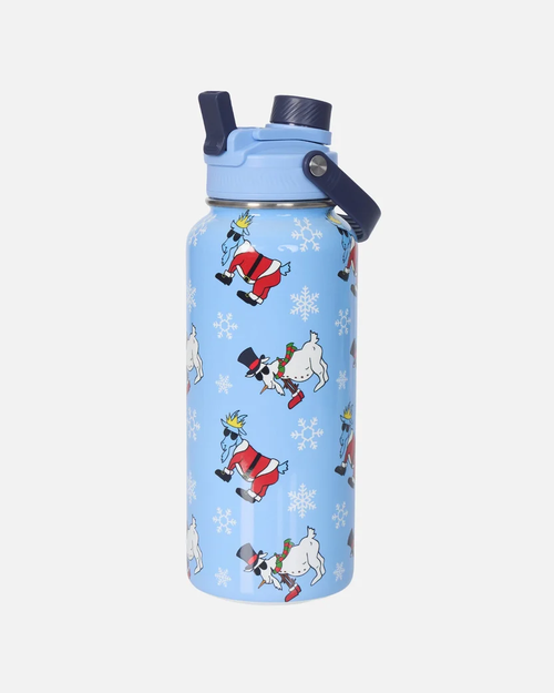 GOAT USA Santa/Snowman Water Bottle