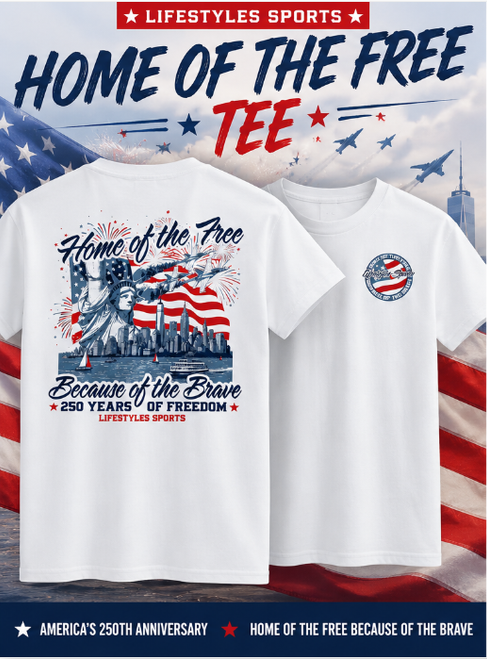 Lifestyles Home of the Free Tee Shirt