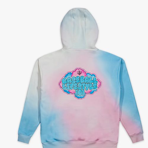 Baseball LS 101 Youth Cotton Candy Hoodie
