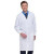 Landau Unisex 2-Pocket Full-Length White Coat