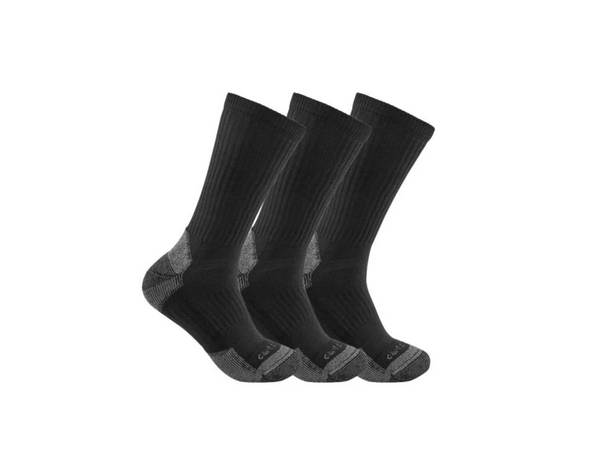 Carhartt 3 Pack Cotton Blend Crew Socks