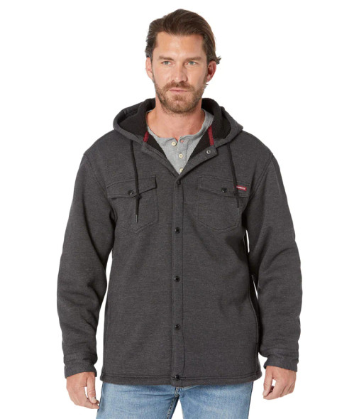 Wolverine Men's Bucksaw Knit Hooded Shirt Jacket