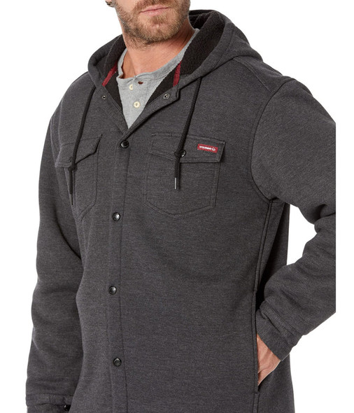 Wolverine Men's Bucksaw Knit Hooded Shirt Jacket