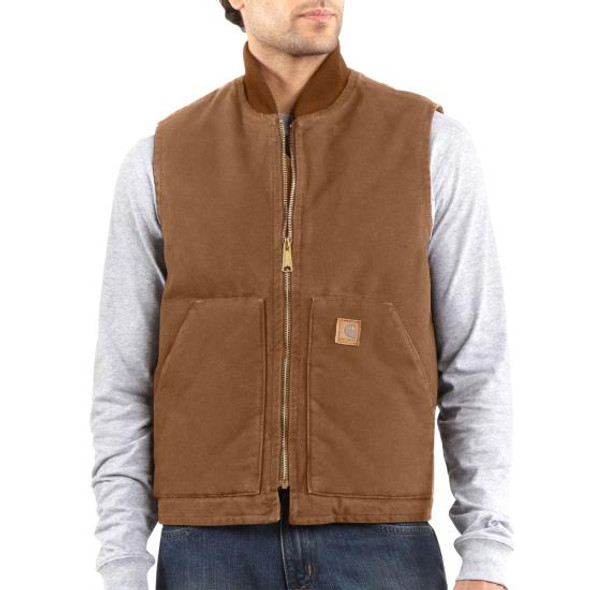 Carhartt Sandstone Vest / Arctic Quilt Lined