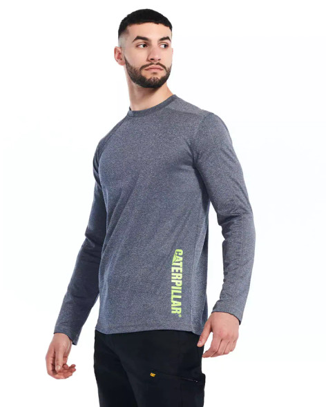 Catapillar Mens Coolmax LS Tee