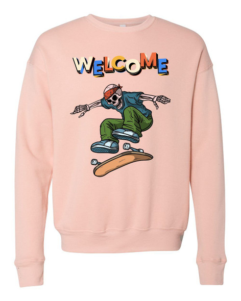 Welcome Skateboard Skeleton Sweatshirt