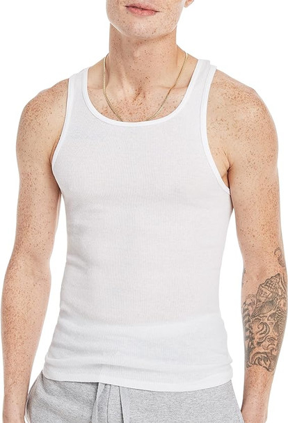 Hanes Men's ComfortSoft Tank Undershirt 3-Pack