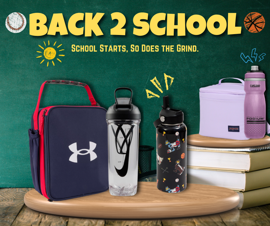 Water Bottles & Lunch Bags