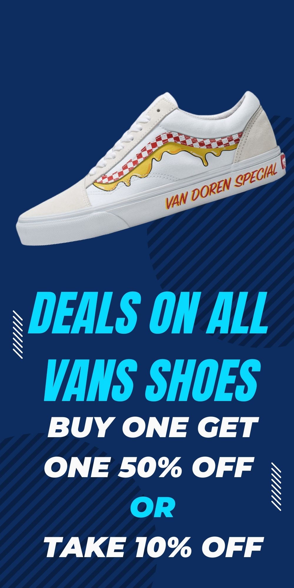 Buy one get shop one 50 off vans