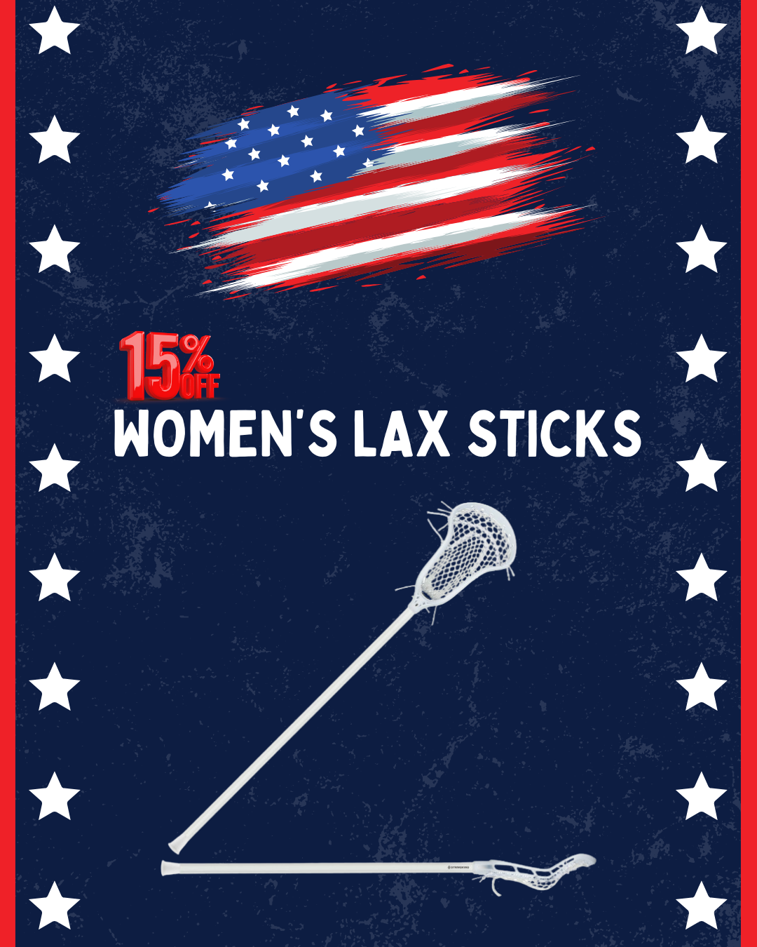15% Off Select Lax Sticks