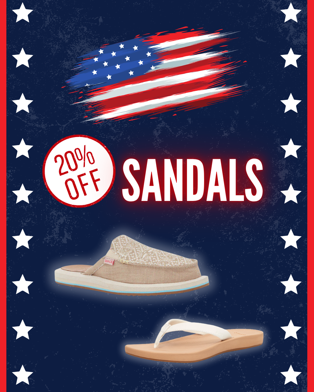 20% Off Sandals