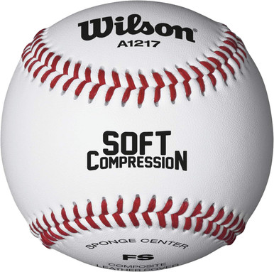 WILSON WTA1217B+ Wilson Soft Compression Ball Baseball