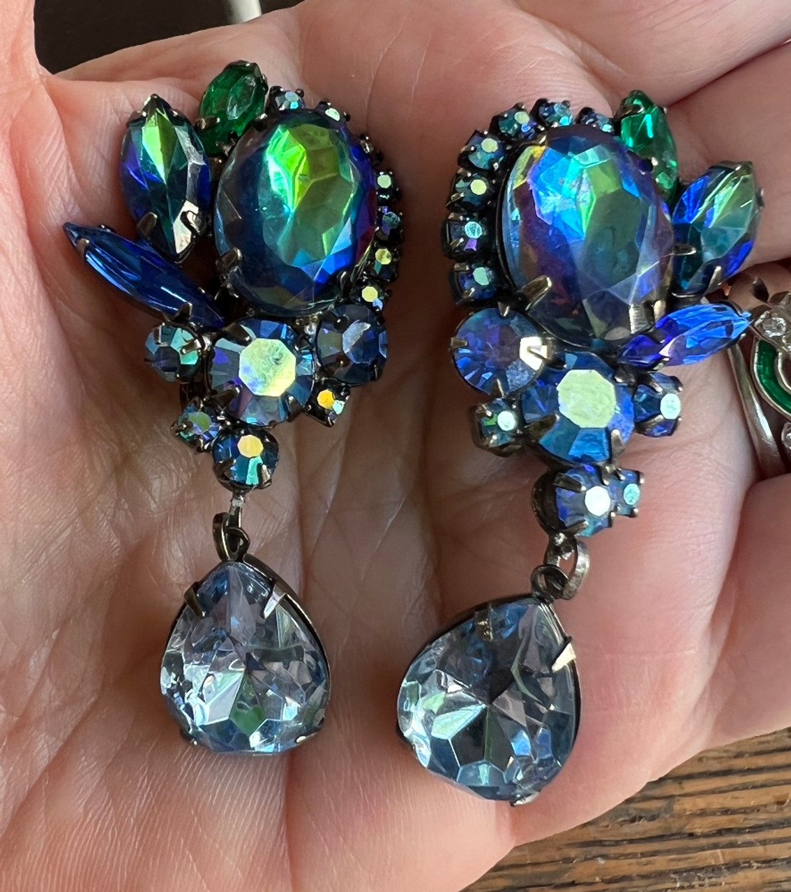  S Jewelry For Girls, Retro Jewelry Blue Green Stones