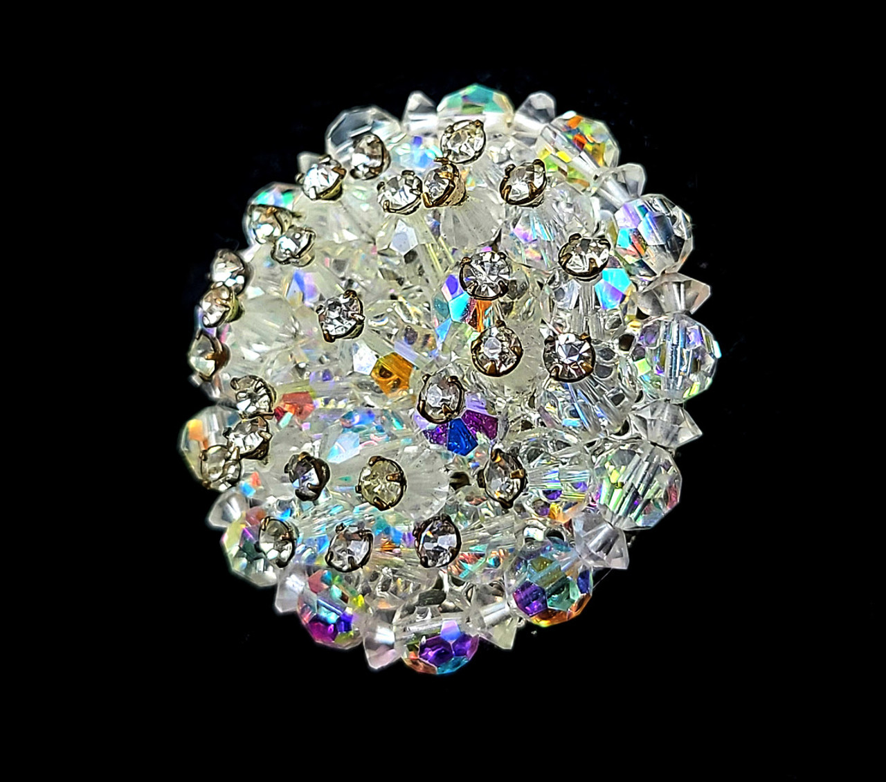 5200 Vintage 12x8 mm Swarovski crystal bead oval shape Light Sapphire  Aurore Boreale 2/12/36 Pieces, fancy beads decorations, wedding