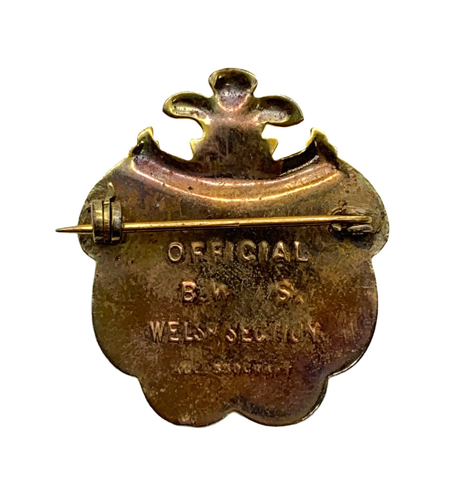 Rare Early WW2 British War Relief Service Welsh Section Donation Badge ...