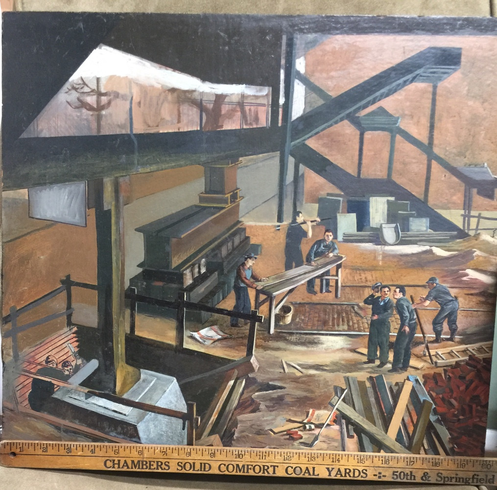 Vintage American Folk Art Fayre Cooper レトロ アメリカン