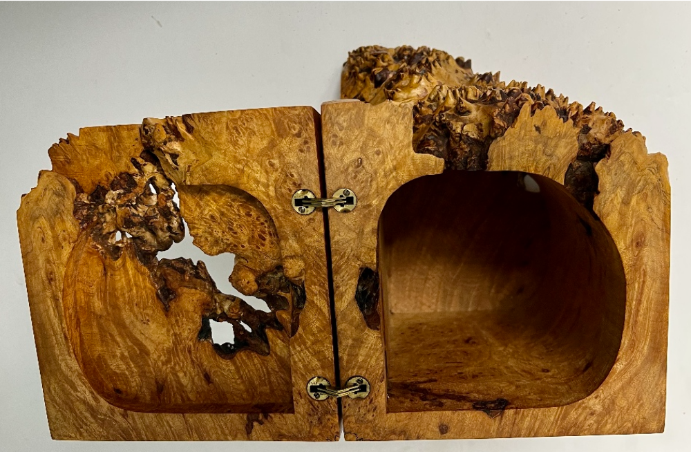 80's Michael EIkan マイケルエルカン バールウッドボックス 木 80's Michael EIkan マイケルエルカン バールウッドボックス 木 木製