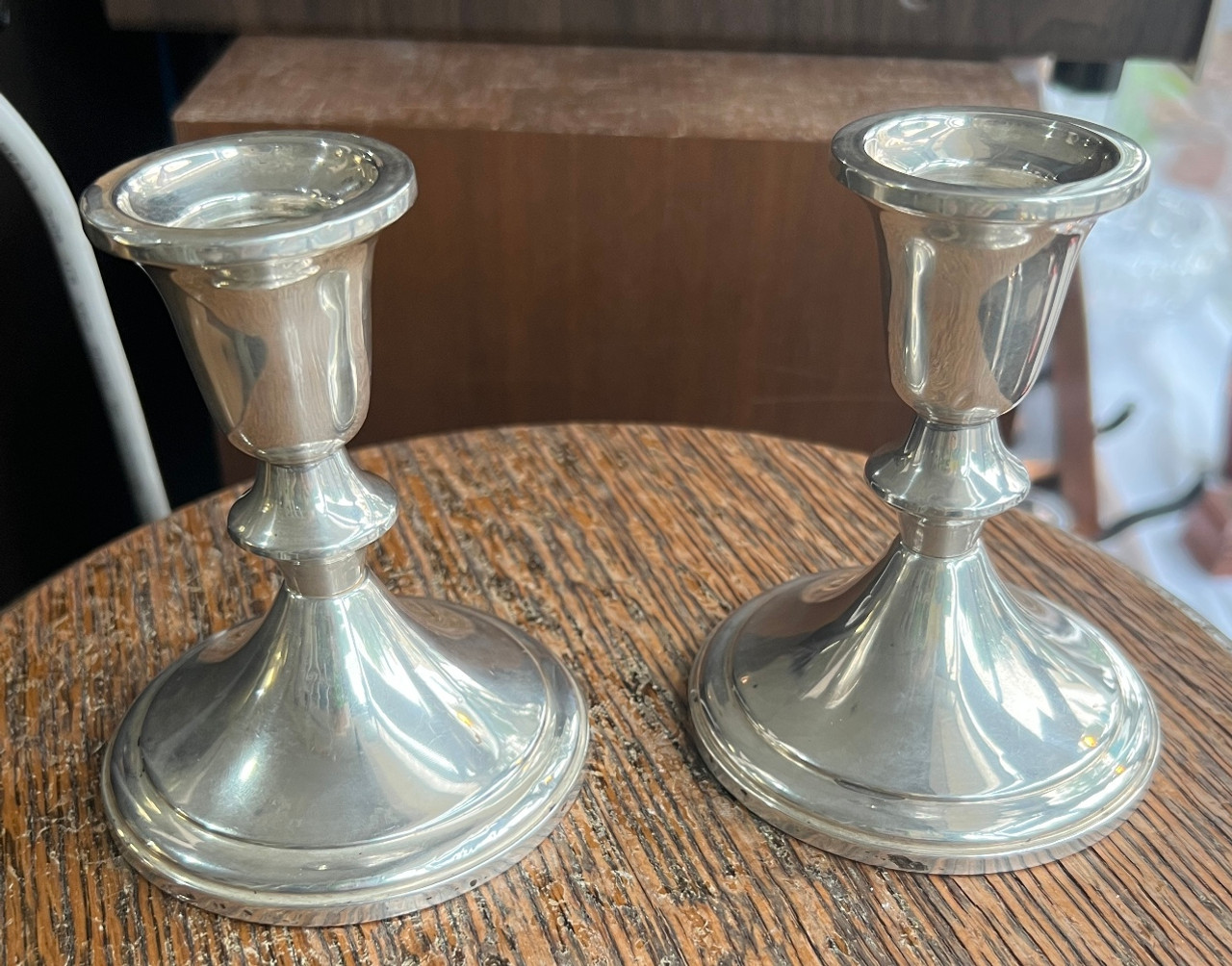 Towle sterling store candlesticks value