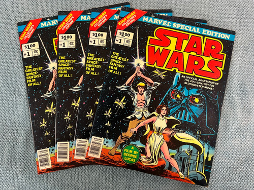 1977 Marvel Special Edition Star Wars #1 Collector’s Edition Comic Lot of 4