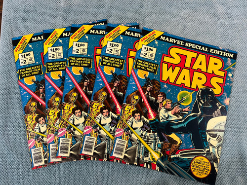 1977 Marvel Special Edition Star Wars #2 Comic Lot of 5 Original (Lot 2)