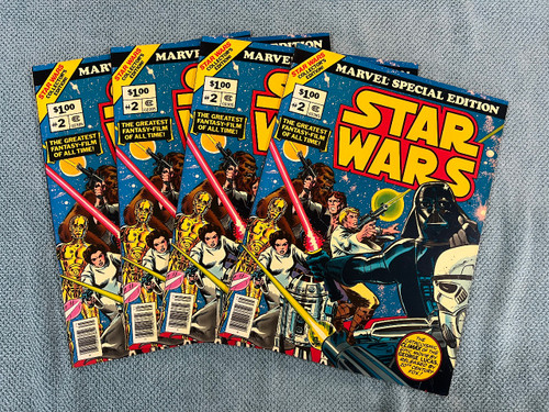 1977 Marvel Special Edition Star Wars #2 Comic Lot of 4 Original (Lot 3)