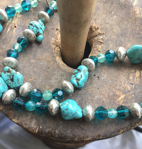 Fox Turquoise Necklace by Bruce Eckhardt - Turquoise