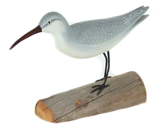 Vintage Jim Boice 1974 Little Curlew Wood Decoy Carving Art Bird Sculpture