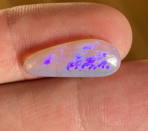 Australian Lightning Ridge 3.58ct natural solid crystal opal stone loose gem vintage 22mm X 9mm and 2.7mm