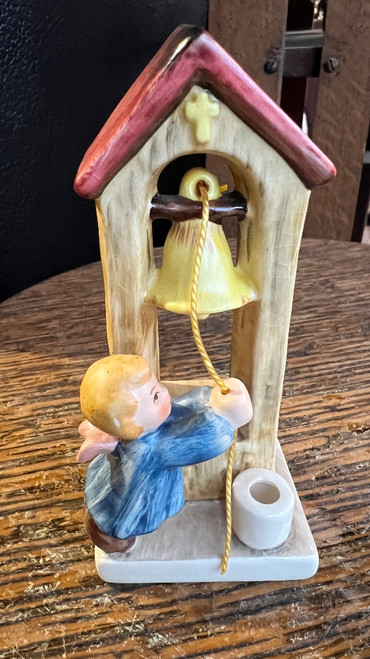 Vintage Goebel "Angel Ringing Bell" #SPO48 Candleholder Figurine W. Germany TMK5