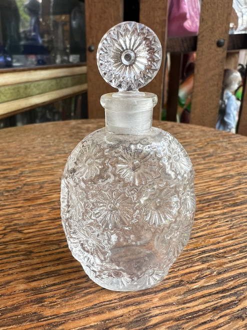 Vintage Rene Lalique Rose/Lilas Worth Glass Perfume Bottle France - c. 1930s #1