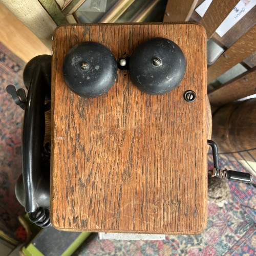 Antique Kellogg Switchboard Telephone Wall Mount Magneto Masterphone Circuit