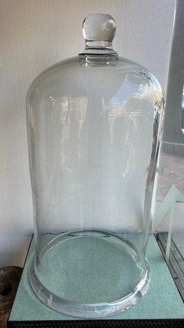 Antique Victorian Glass Bell Dome / Taxidermy Display Cloche Heavy Quality Glass