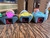 Vintage Lark Hanna-Barbera Chalkware Pencil Sharpener Set Rare – w/ Box Set of 6