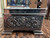 Vintage Japanese Western Revolver Floral Metal Trinket Jewelry Box Velvet Lined