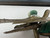 Antique Victorian Brass Bird Sewing Clamp with Green Pin Cushions & Thimble