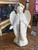 Vintage Lenox Porcelain Angel Figurine Gold & Turquoise Jeweled Accents 6.5"