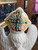 Vintage Lenox Porcelain Angel Figurine Gold & Turquoise Jeweled Accents 6.5"