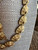 Vintage Monet Statement Scalloped Shell Design Link Gold Plate Necklace Bracelet