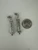 Vintage Sterling Etruscan Cylindrical Scroll Amulet Style Dangle/Drop Earrings